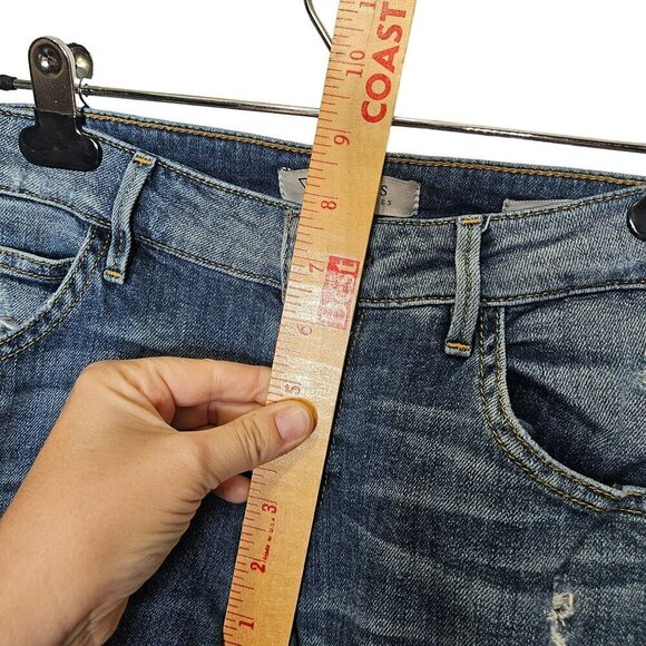 Guess Women's Tomboy Distressed Jeans Size 26 Ripped Blue Denim Casual Wear‎ - Picture 10 of 12